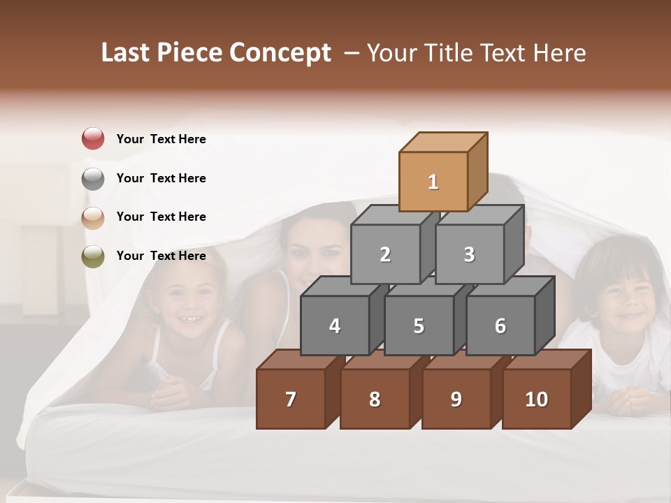 Energy Shape White PowerPoint Template