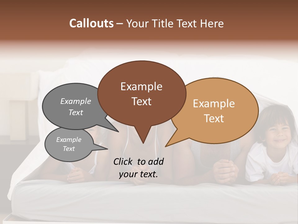 Energy Shape White PowerPoint Template