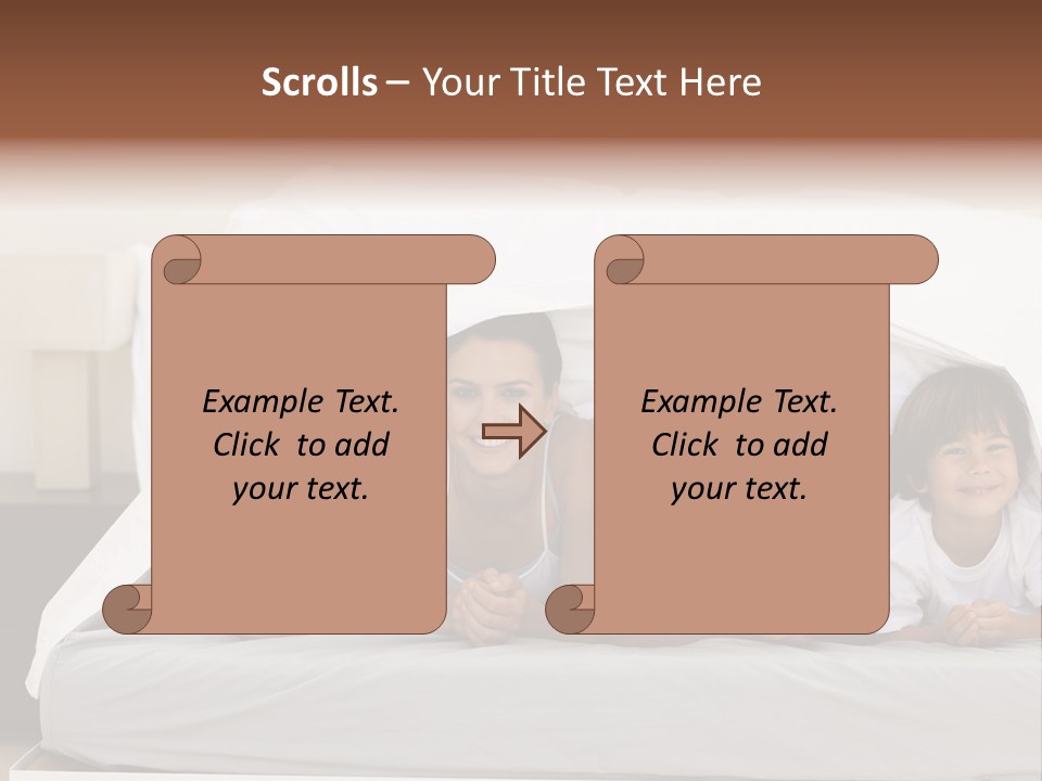 Energy Shape White PowerPoint Template