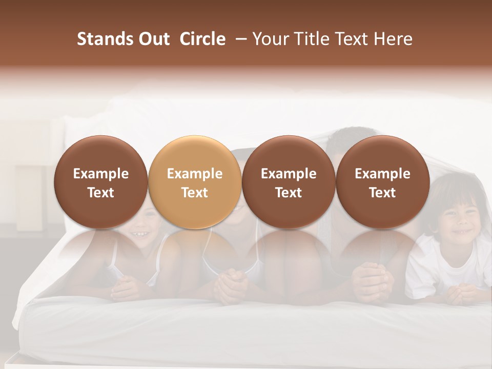 Energy Shape White PowerPoint Template