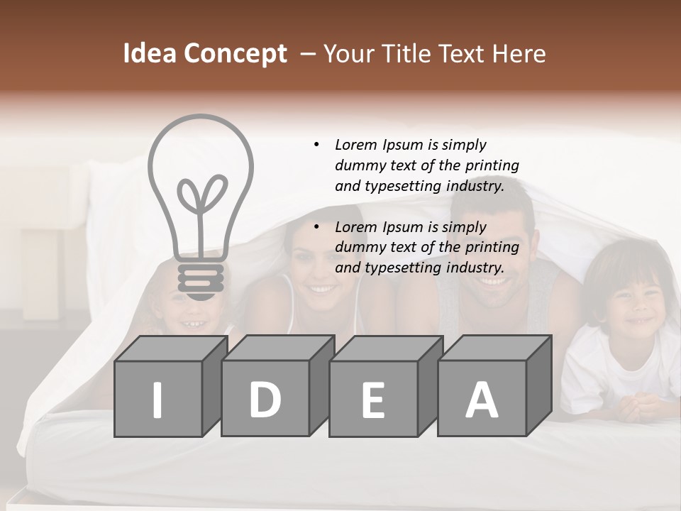 Energy Shape White PowerPoint Template