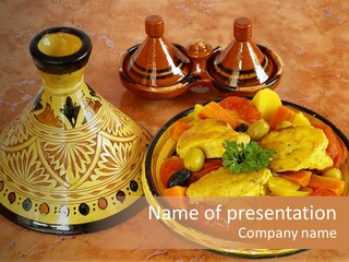 Moroccan Potato Nobody PowerPoint Template