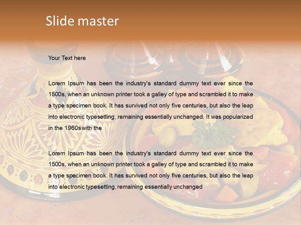 Moroccan Potato Nobody PowerPoint Template