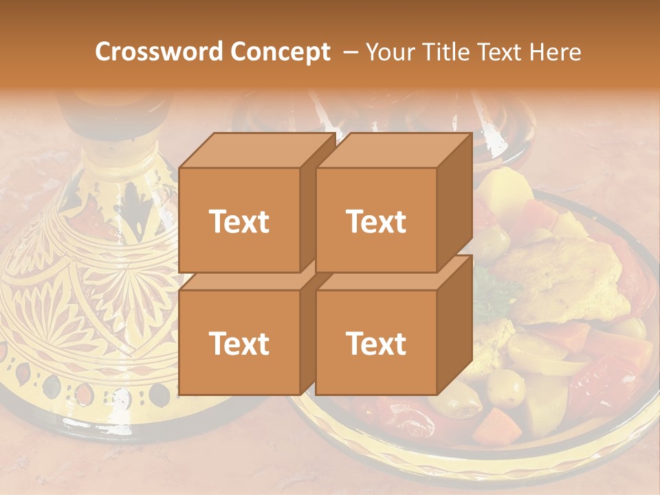 Moroccan Potato Nobody PowerPoint Template