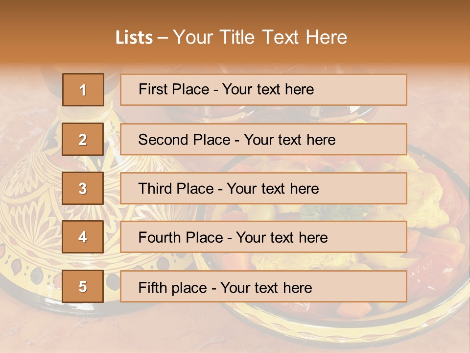 Moroccan Potato Nobody PowerPoint Template