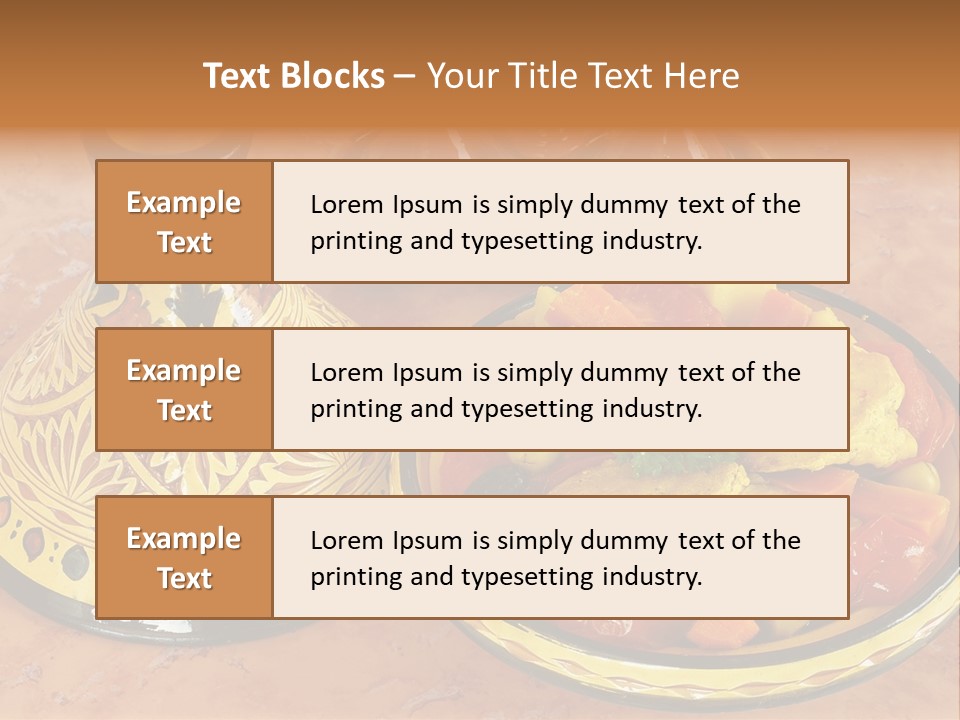 Moroccan Potato Nobody PowerPoint Template