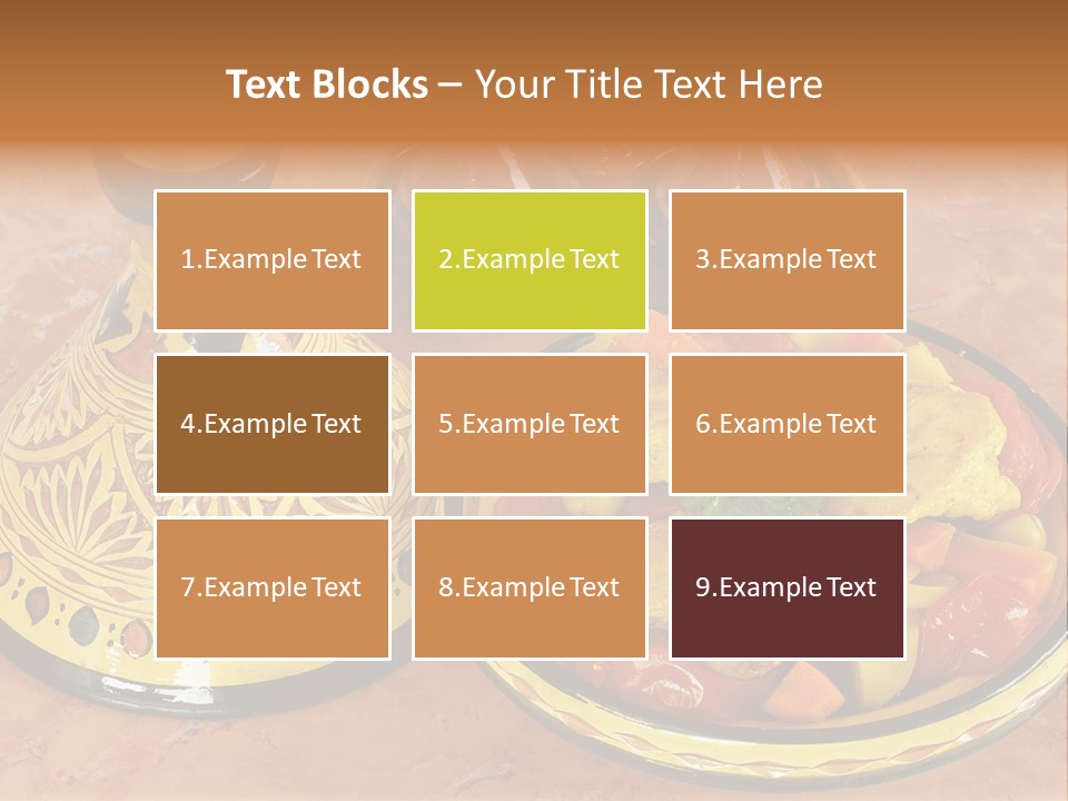 Moroccan Potato Nobody PowerPoint Template