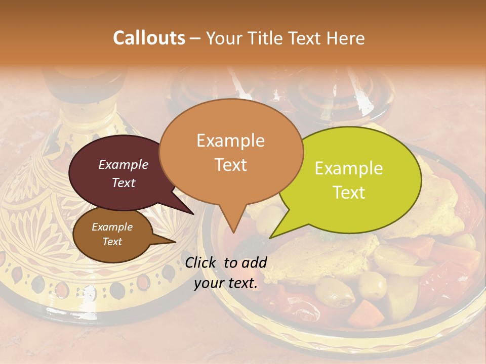 Moroccan Potato Nobody PowerPoint Template