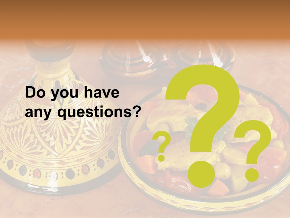 Moroccan Potato Nobody PowerPoint Template