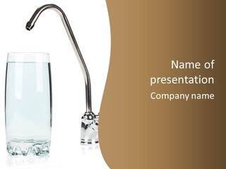 Device Natural Tapwater PowerPoint Template