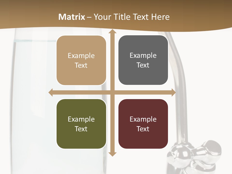 Device Natural Tapwater PowerPoint Template