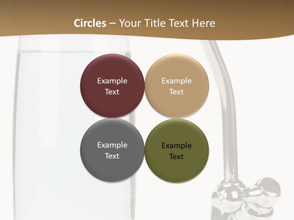 Device Natural Tapwater PowerPoint Template
