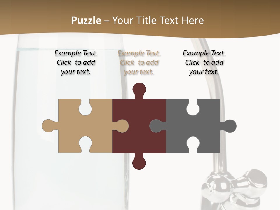 Device Natural Tapwater PowerPoint Template