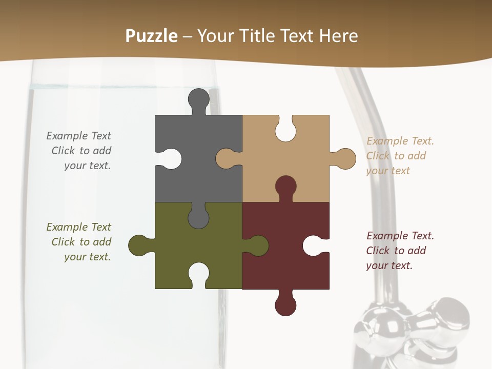 Device Natural Tapwater PowerPoint Template