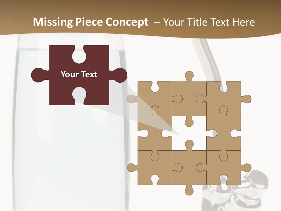 Device Natural Tapwater PowerPoint Template