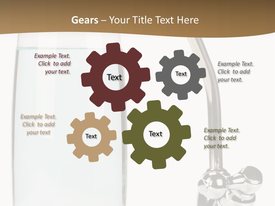 Device Natural Tapwater PowerPoint Template