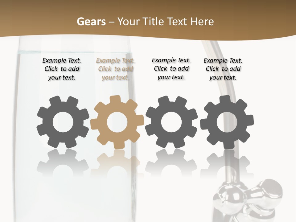 Device Natural Tapwater PowerPoint Template