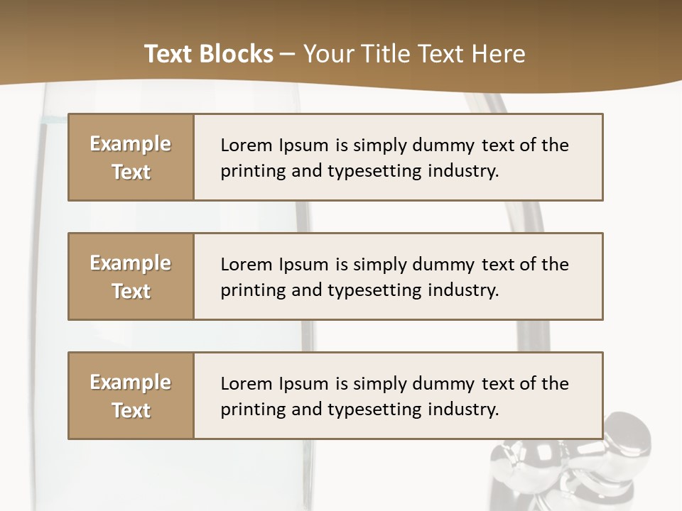 Device Natural Tapwater PowerPoint Template