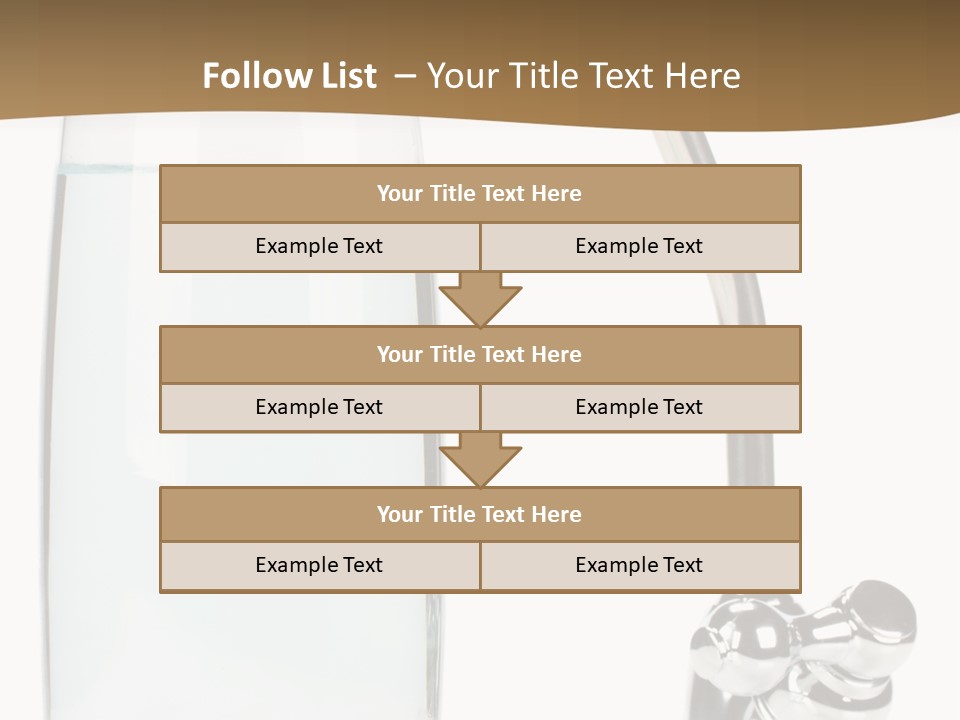 Device Natural Tapwater PowerPoint Template