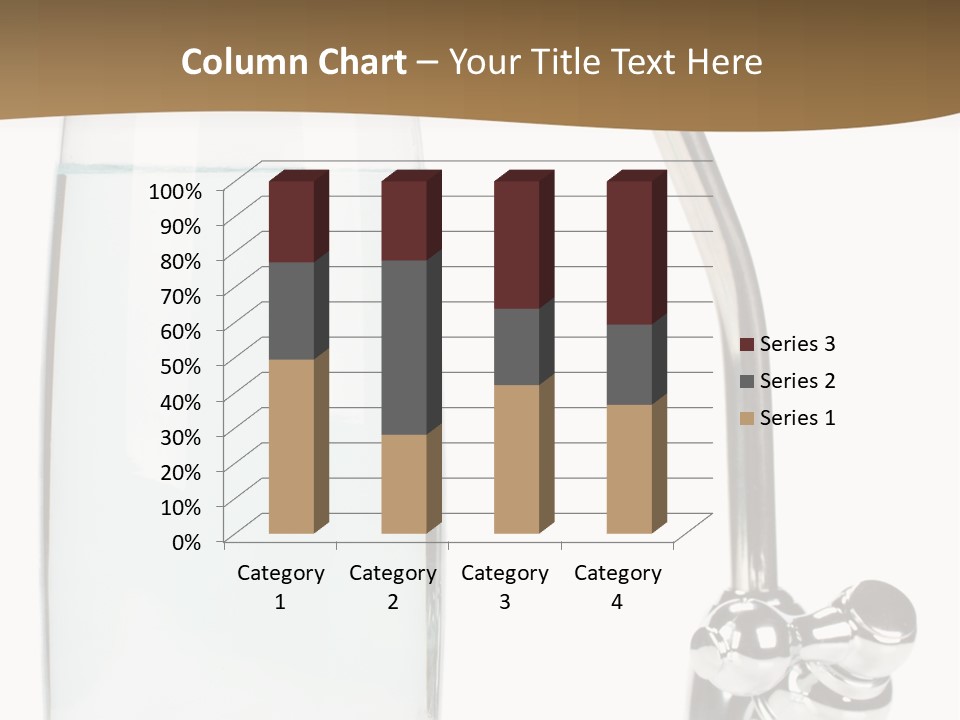 Device Natural Tapwater PowerPoint Template