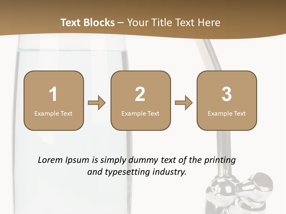 Device Natural Tapwater PowerPoint Template