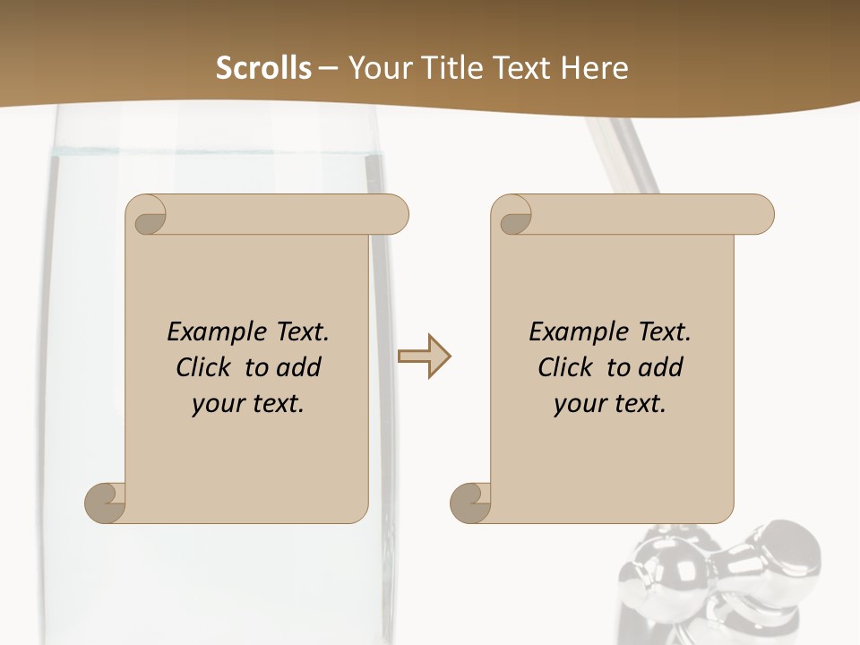 Device Natural Tapwater PowerPoint Template