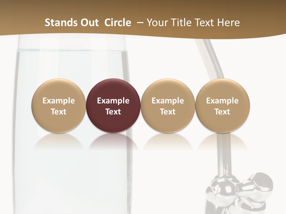 Device Natural Tapwater PowerPoint Template