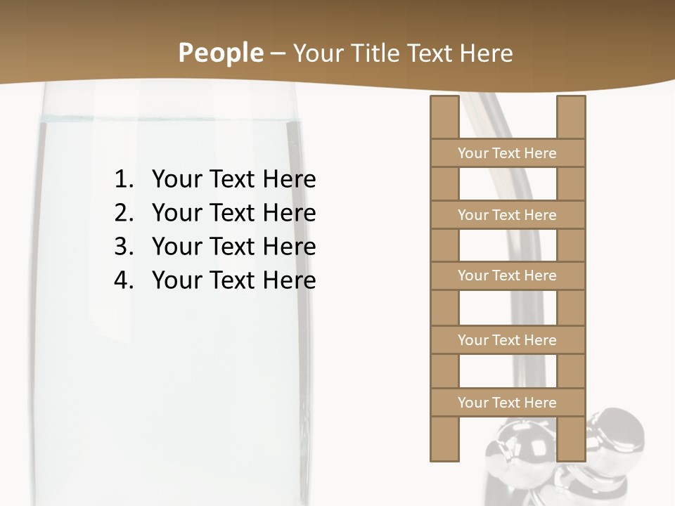 Device Natural Tapwater PowerPoint Template