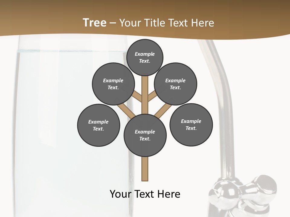 Device Natural Tapwater PowerPoint Template