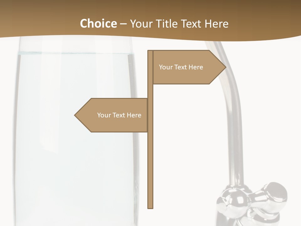 Device Natural Tapwater PowerPoint Template