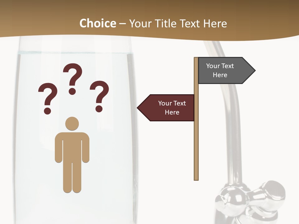 Device Natural Tapwater PowerPoint Template