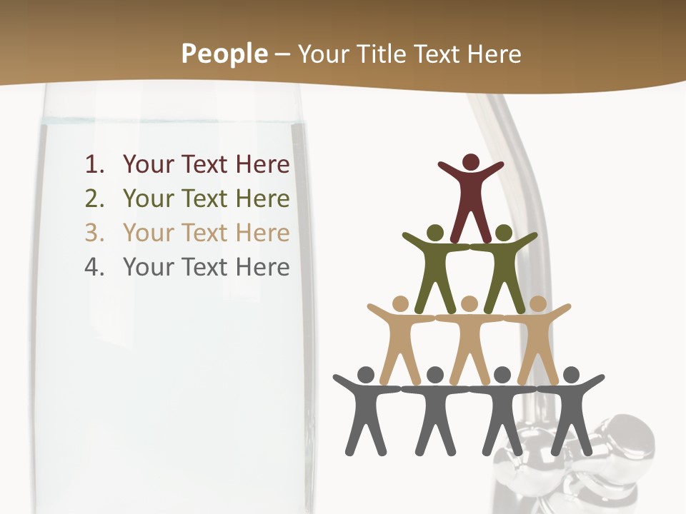 Device Natural Tapwater PowerPoint Template