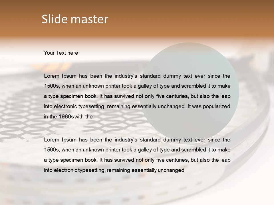 Sand Timer Old PowerPoint Template