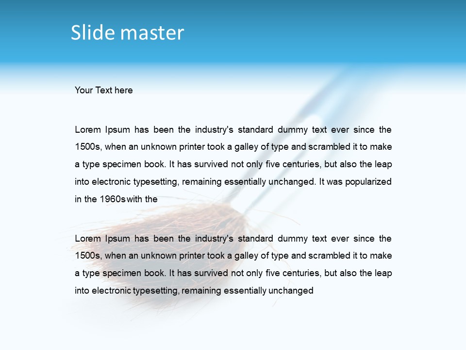 Hand Hobby Work PowerPoint Template