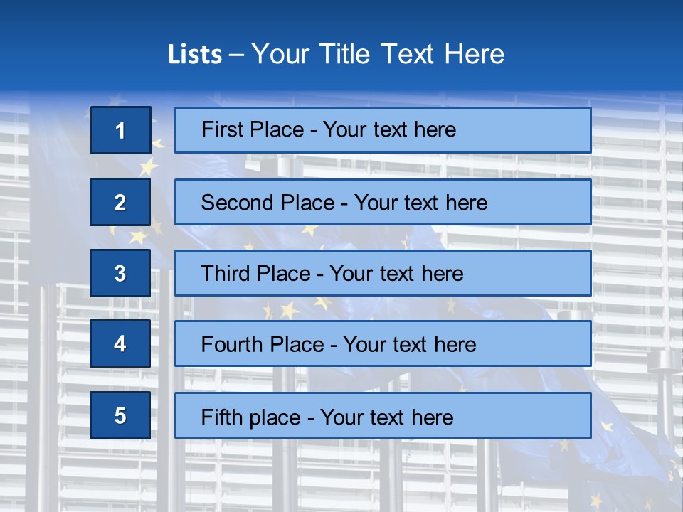 Global Unity Europe PowerPoint Template