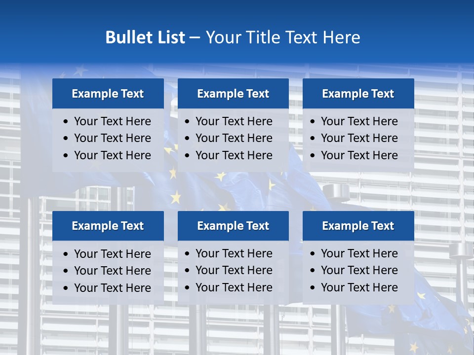 Global Unity Europe PowerPoint Template