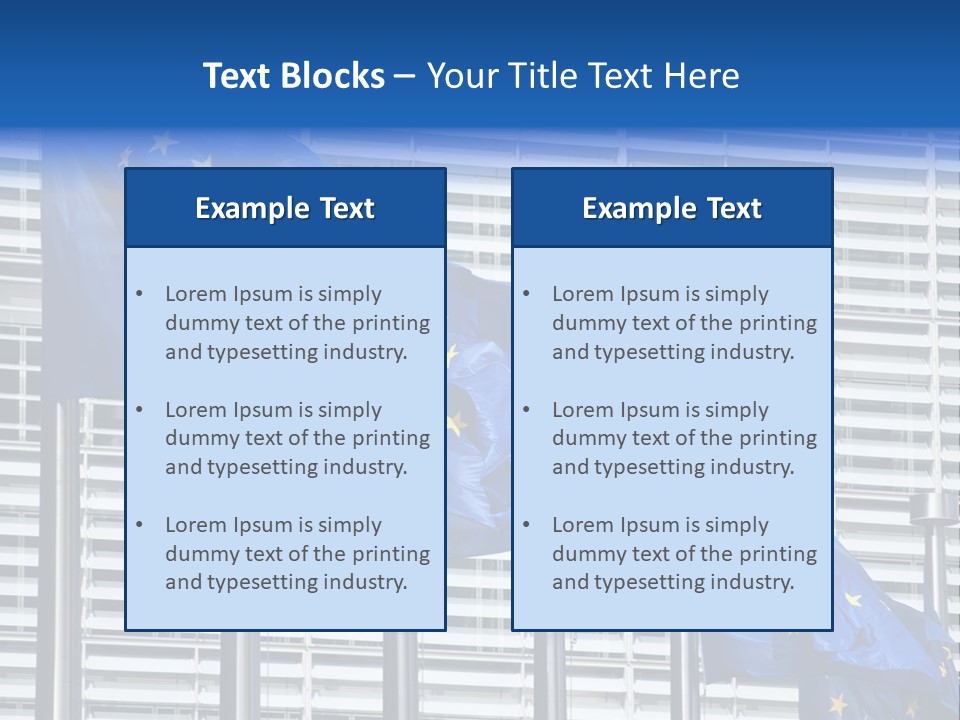 Global Unity Europe PowerPoint Template