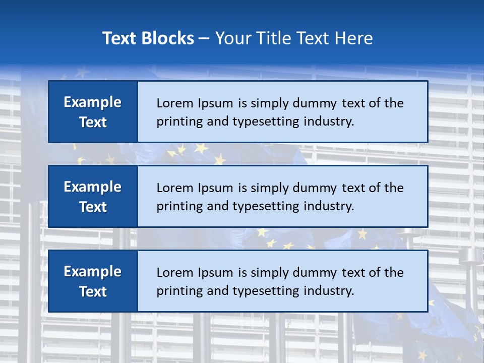 Global Unity Europe PowerPoint Template