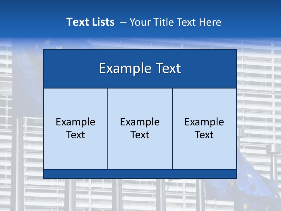 Global Unity Europe PowerPoint Template