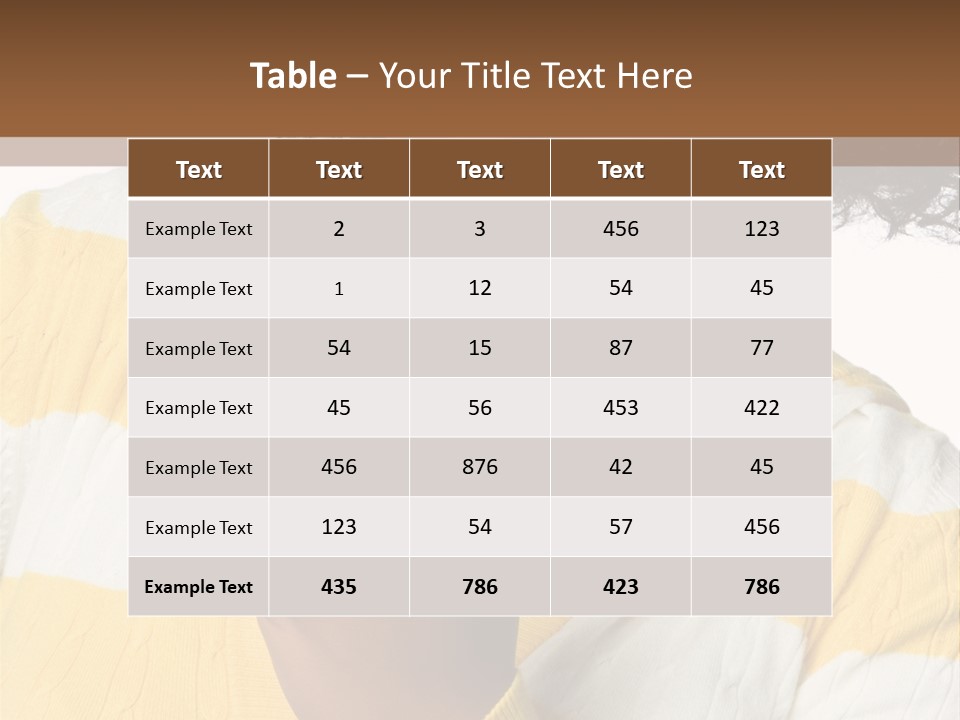 Cheerful Beautiful Teenager PowerPoint Template