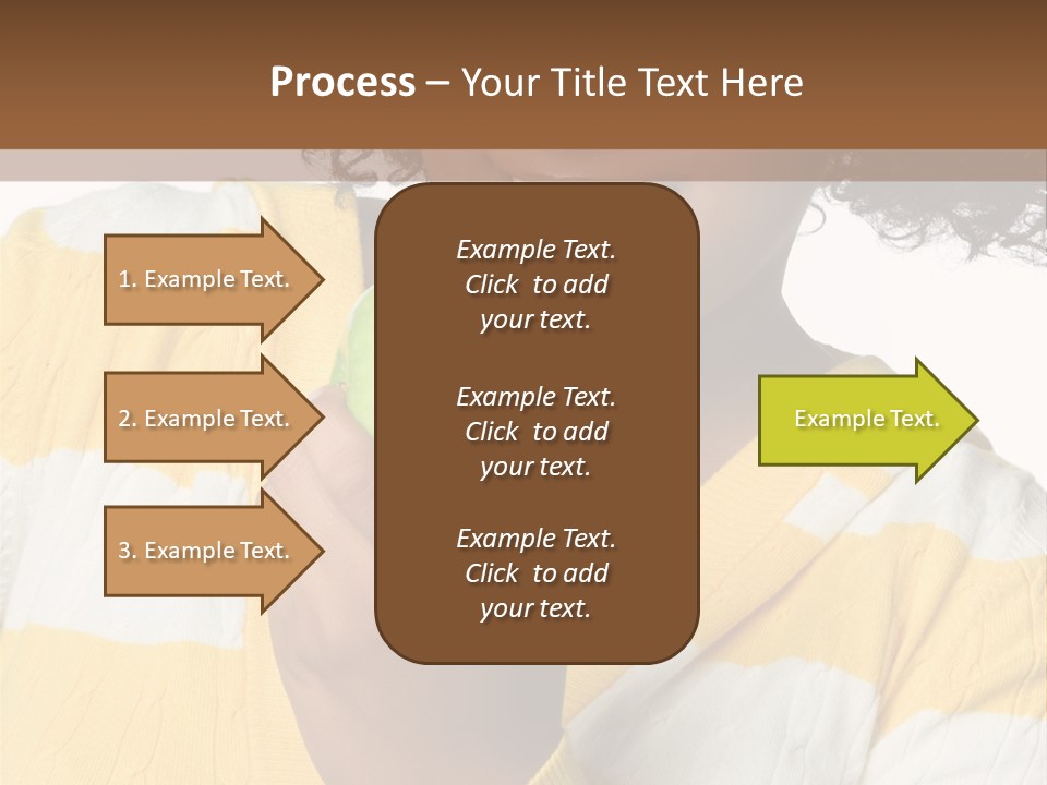 Cheerful Beautiful Teenager PowerPoint Template