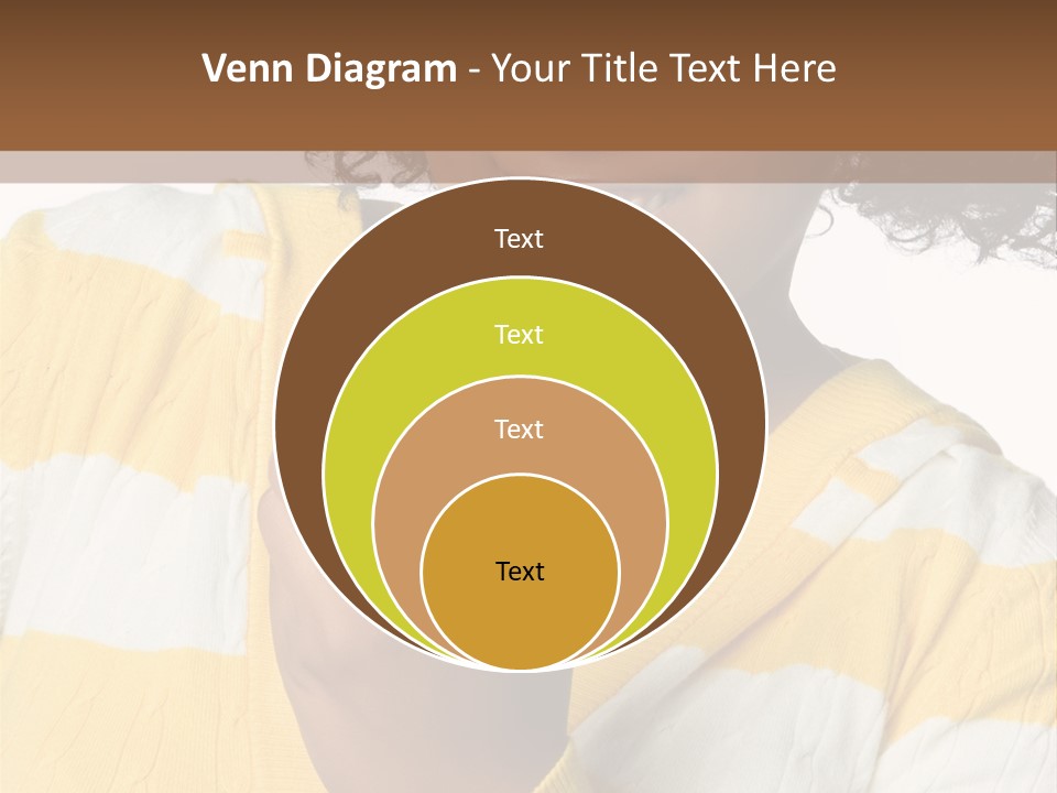 Cheerful Beautiful Teenager PowerPoint Template