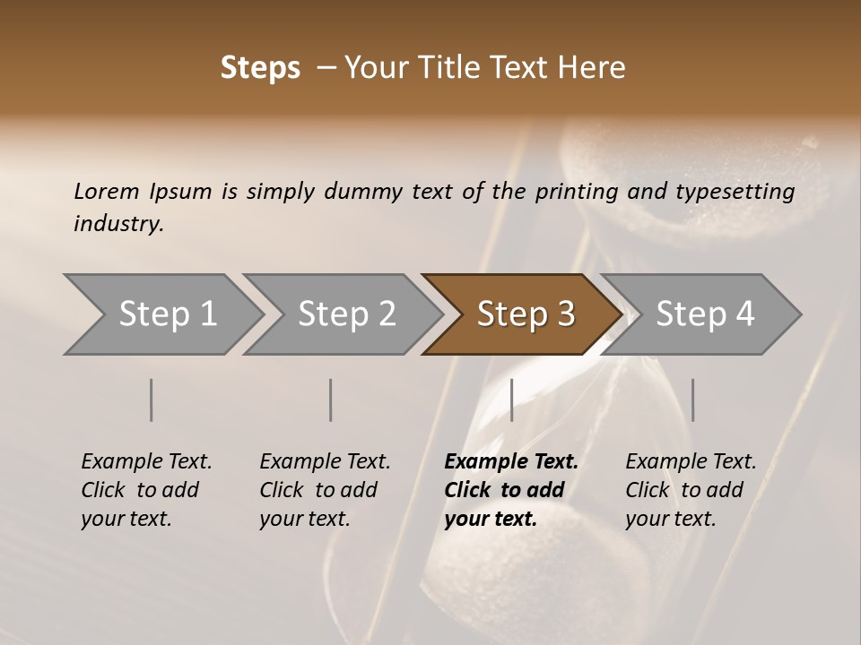 Sand Timer Old PowerPoint Template