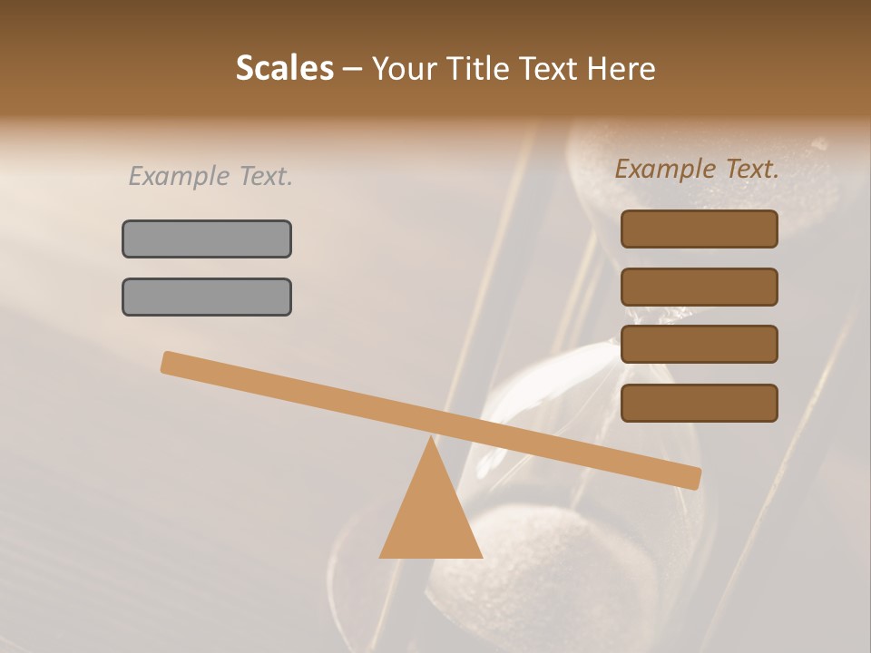 Sand Timer Old PowerPoint Template
