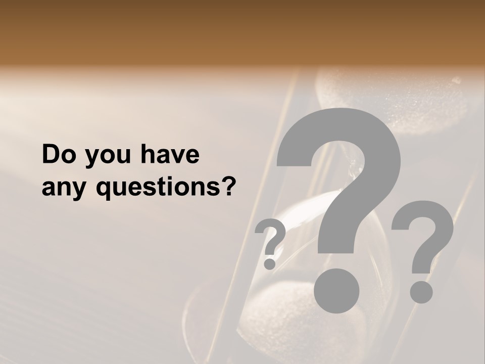 Sand Timer Old PowerPoint Template