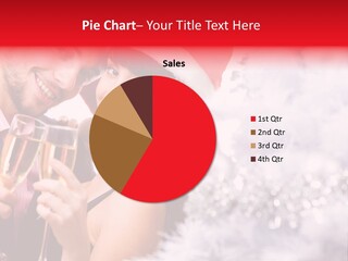 Christmas Sparkling Wife PowerPoint Template