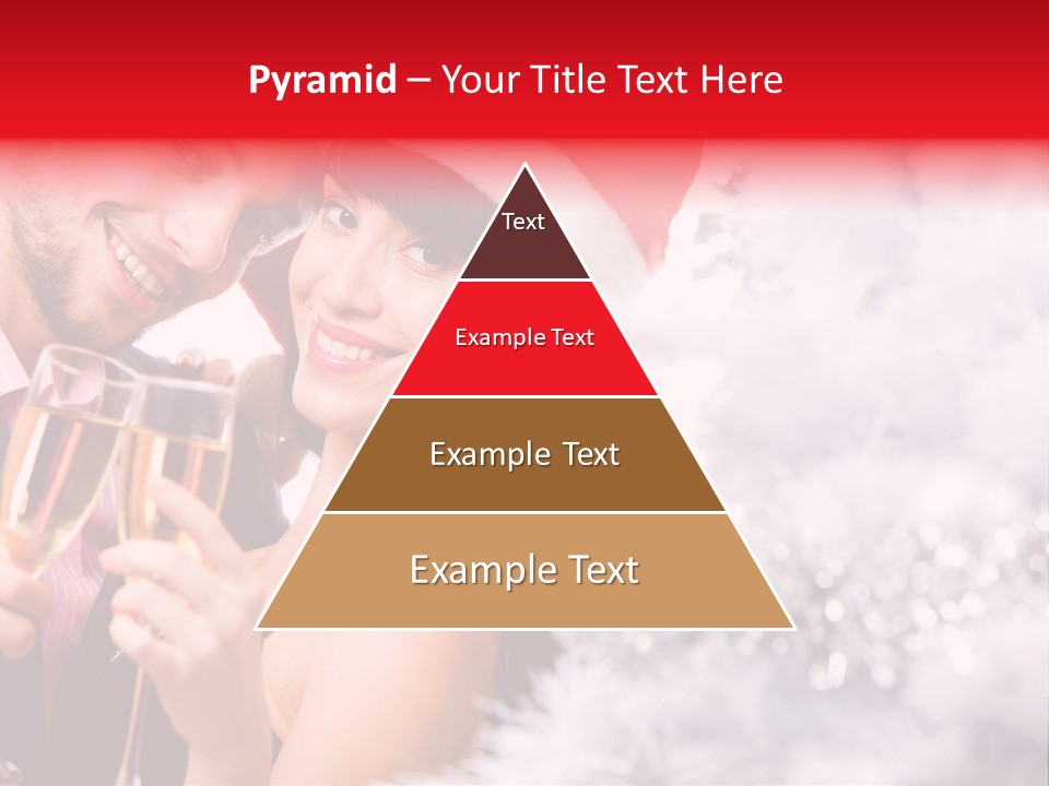 Christmas Sparkling Wife PowerPoint Template