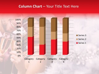 Christmas Sparkling Wife PowerPoint Template