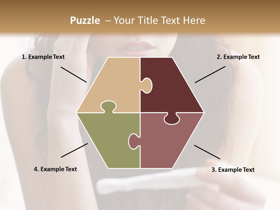 A Woman Sitting On The Floor Looking At Her Cell Phone PowerPoint Template