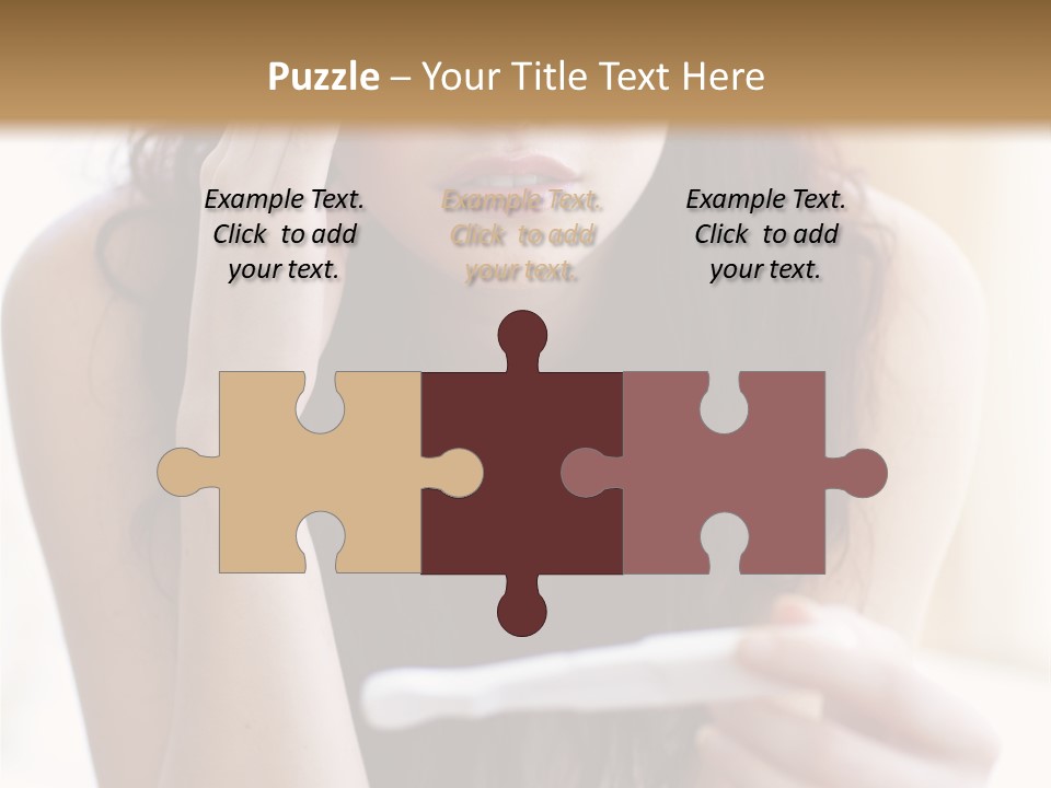 A Woman Sitting On The Floor Looking At Her Cell Phone PowerPoint Template